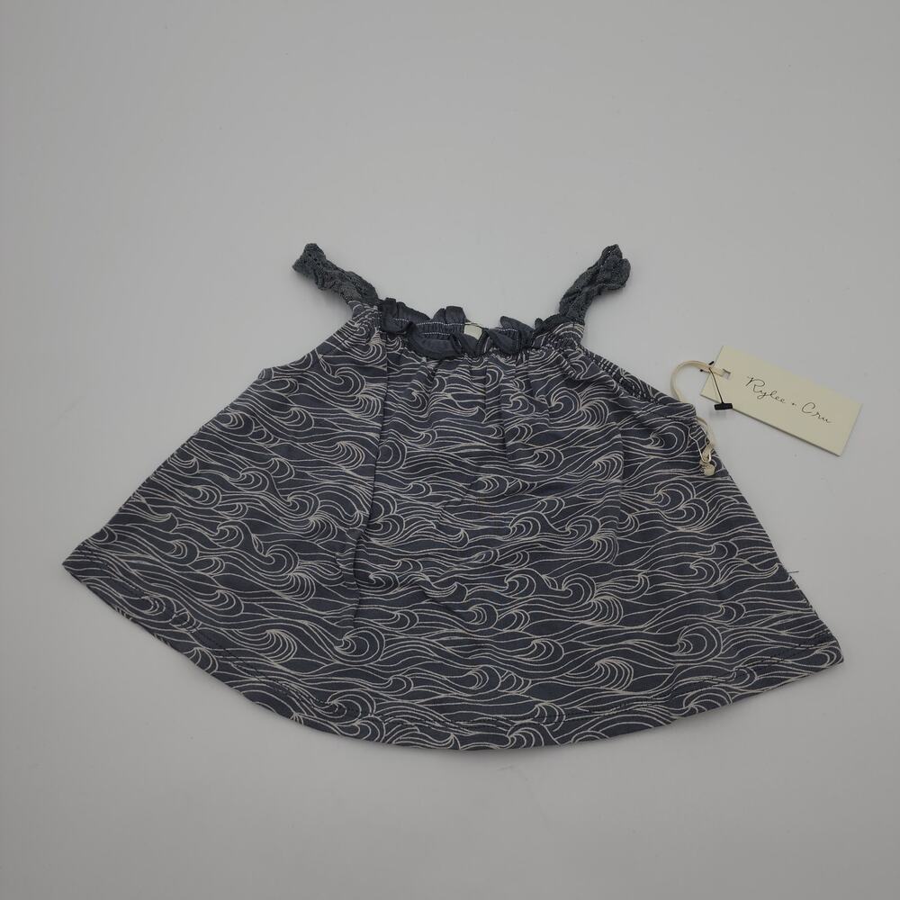 Rylee + Cru Swing Top in Storm Print Size 3-6 Months